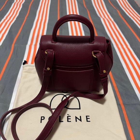 polene Numéro Un Nano Edition Textured Burgundy - Picture 4 of 11